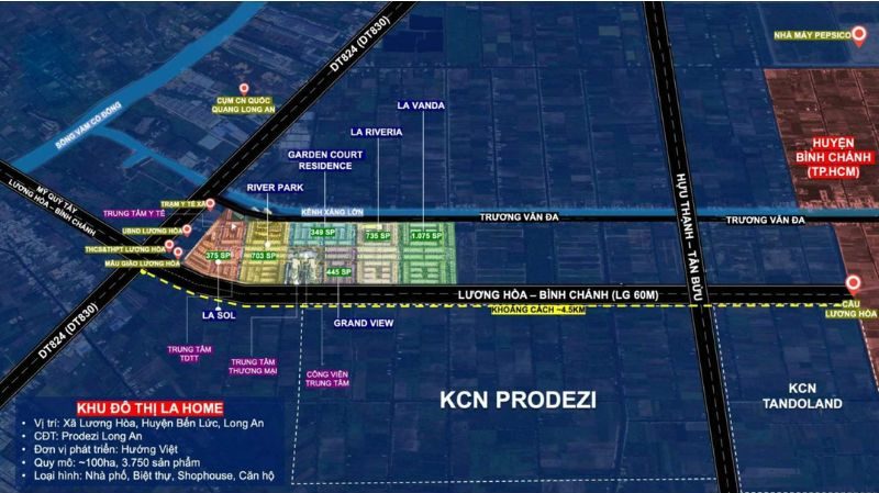 Hệ thống tiện ích ngoại khu đa dạng của LA HOME