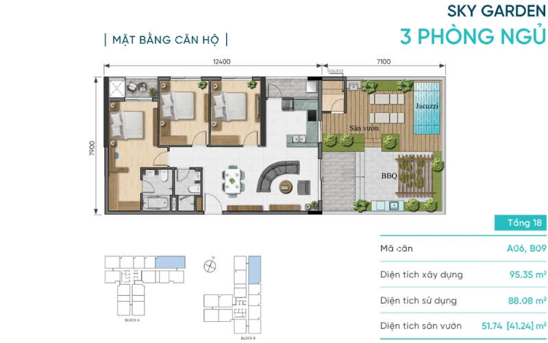 Mặt bằng dự án D-Aqua