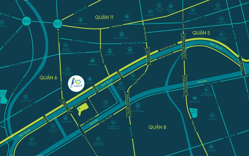 Vị trí dự án D-Aqua