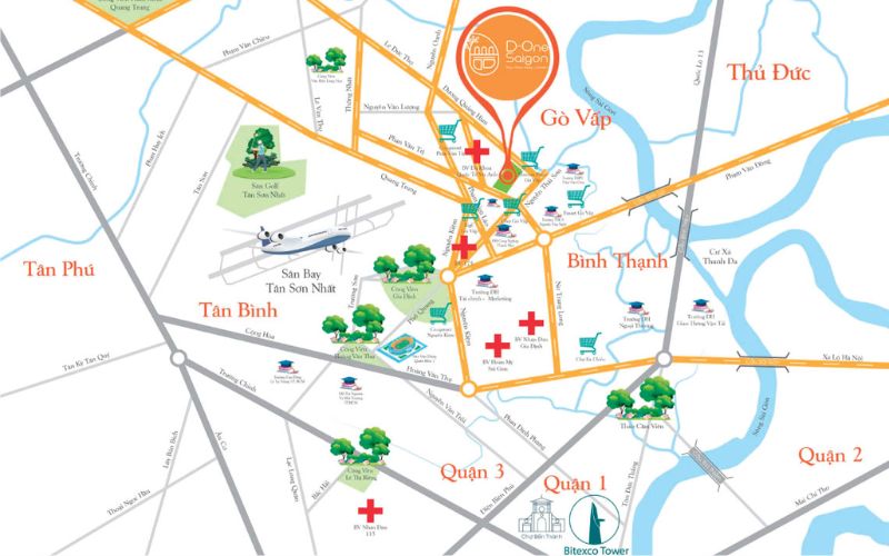 Vị trí dự án D One