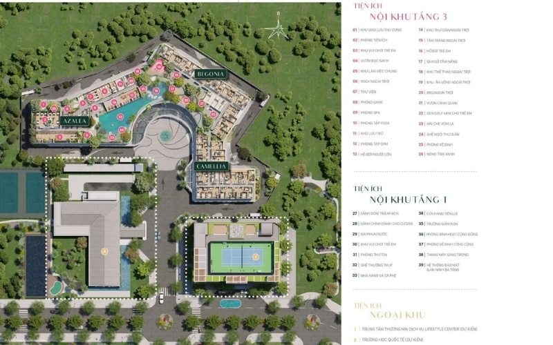 mặt bằng dự án Setia Gardens Residences
