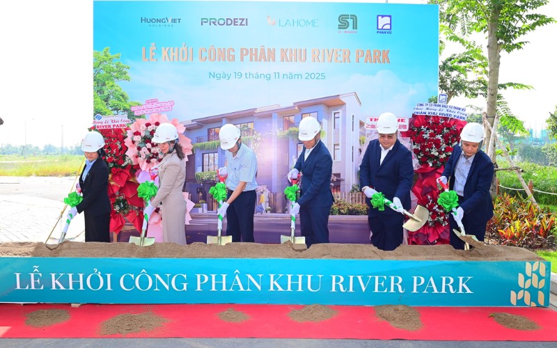 lễ khởi công phân khu river park