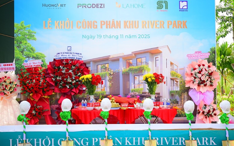 LA HOME KHỞI CÔNG PHÂN KHU RIVER PARK