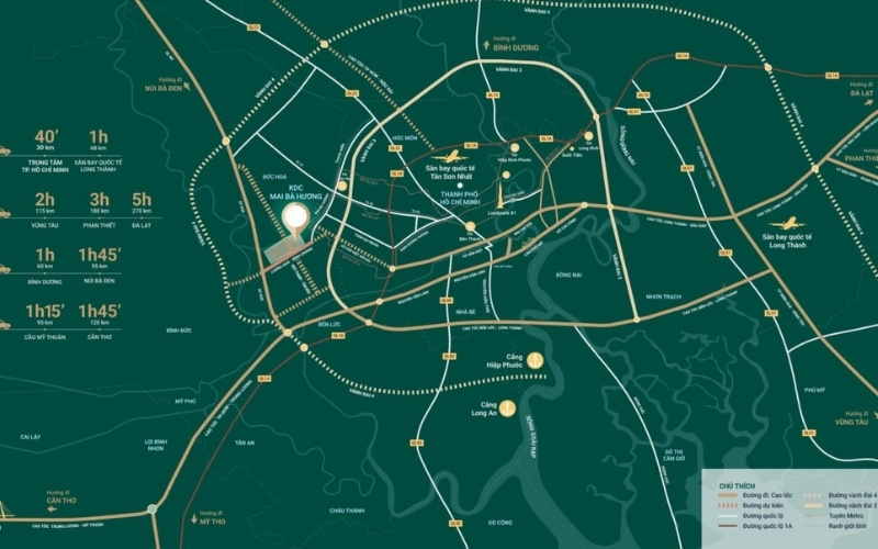 Vị trí KDC Dragon Eden