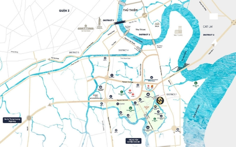 vị trí SUNSHINE SKY CITY