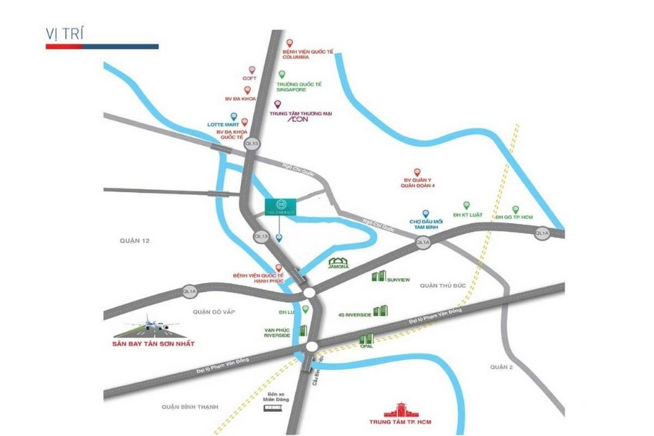 vị trí DỰ ÁN THE EMERALD GARDEN VIEW