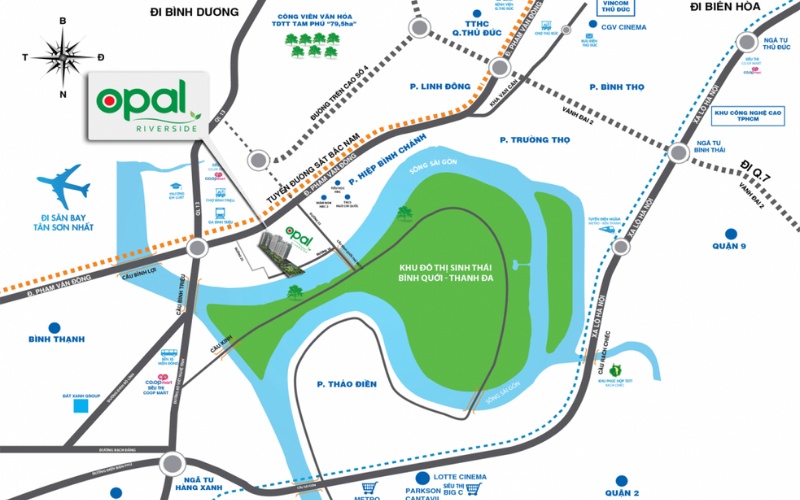 vị trí DỰ ÁN OPAL RIVERSIDE