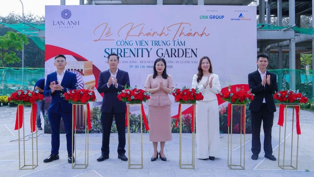 Khánh thành công viên trung tâm Lan Anh Avenue