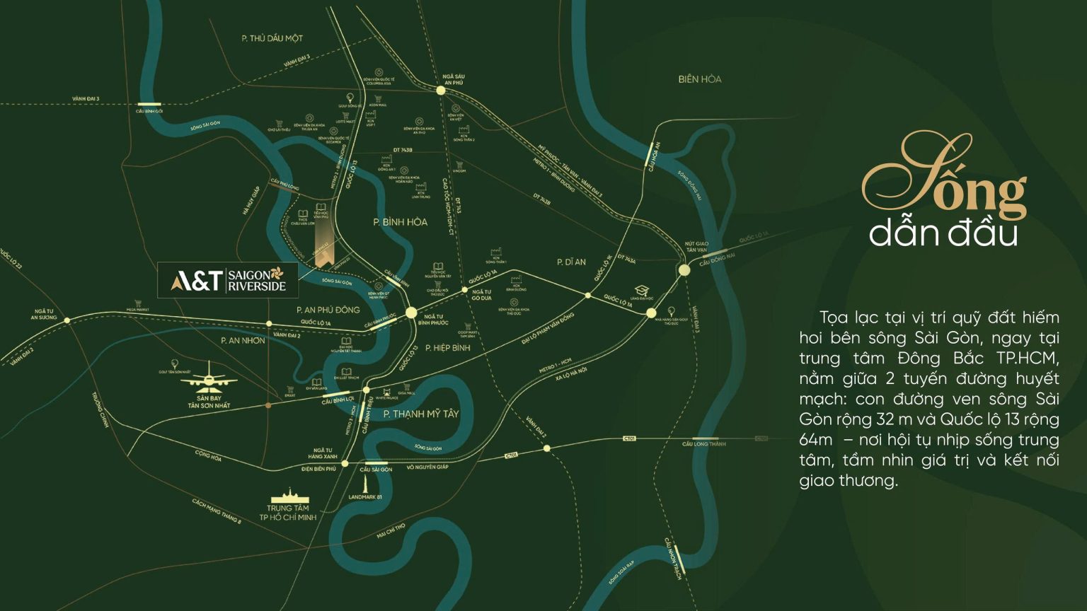 VỊ TRÍ DỰ ÁN A&T SAIGON RIVERSIDE