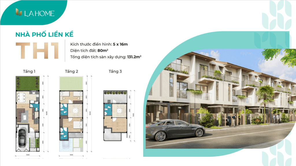 La Home 2 Nhà phố liền kế