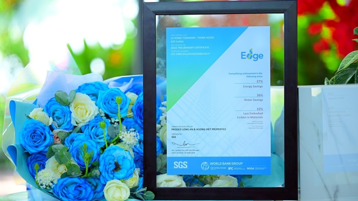 VƯỢT QUA KIỂM ĐỊNH KHẮT KHE, KHU ĐÔ THỊ LA HOME CHÍNH THỨC NHẬN CHỨNG CHỈ XANH EDGE