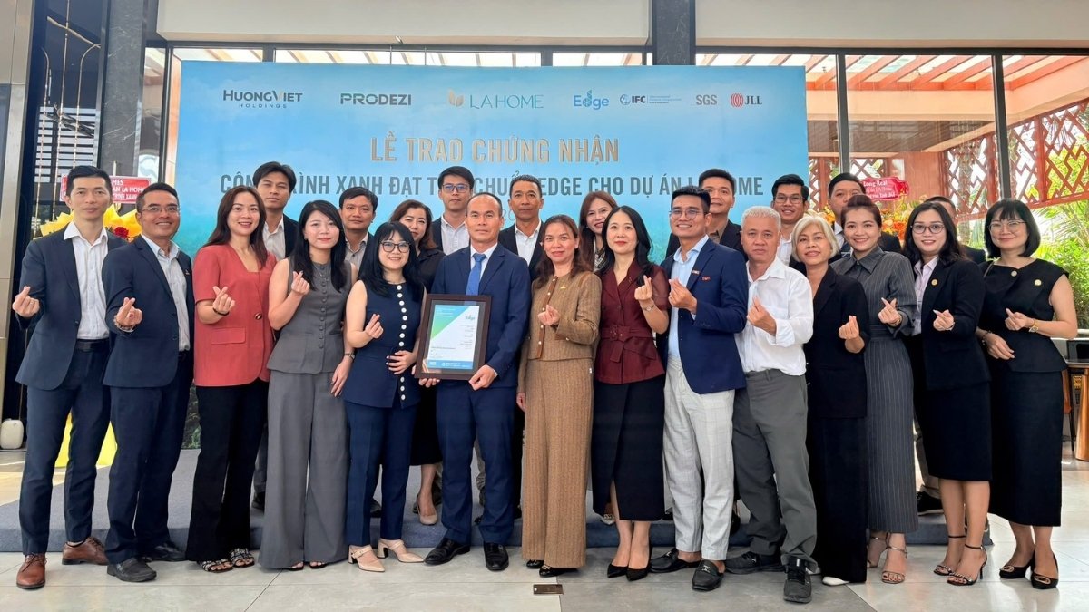 Khu đô thị La Home nhận chứng chỉ EDGE