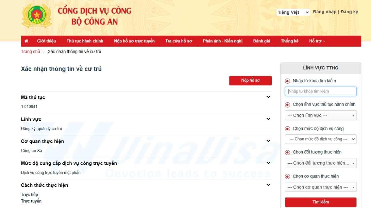 Xin giấy xác nhận cư trú ở đâu