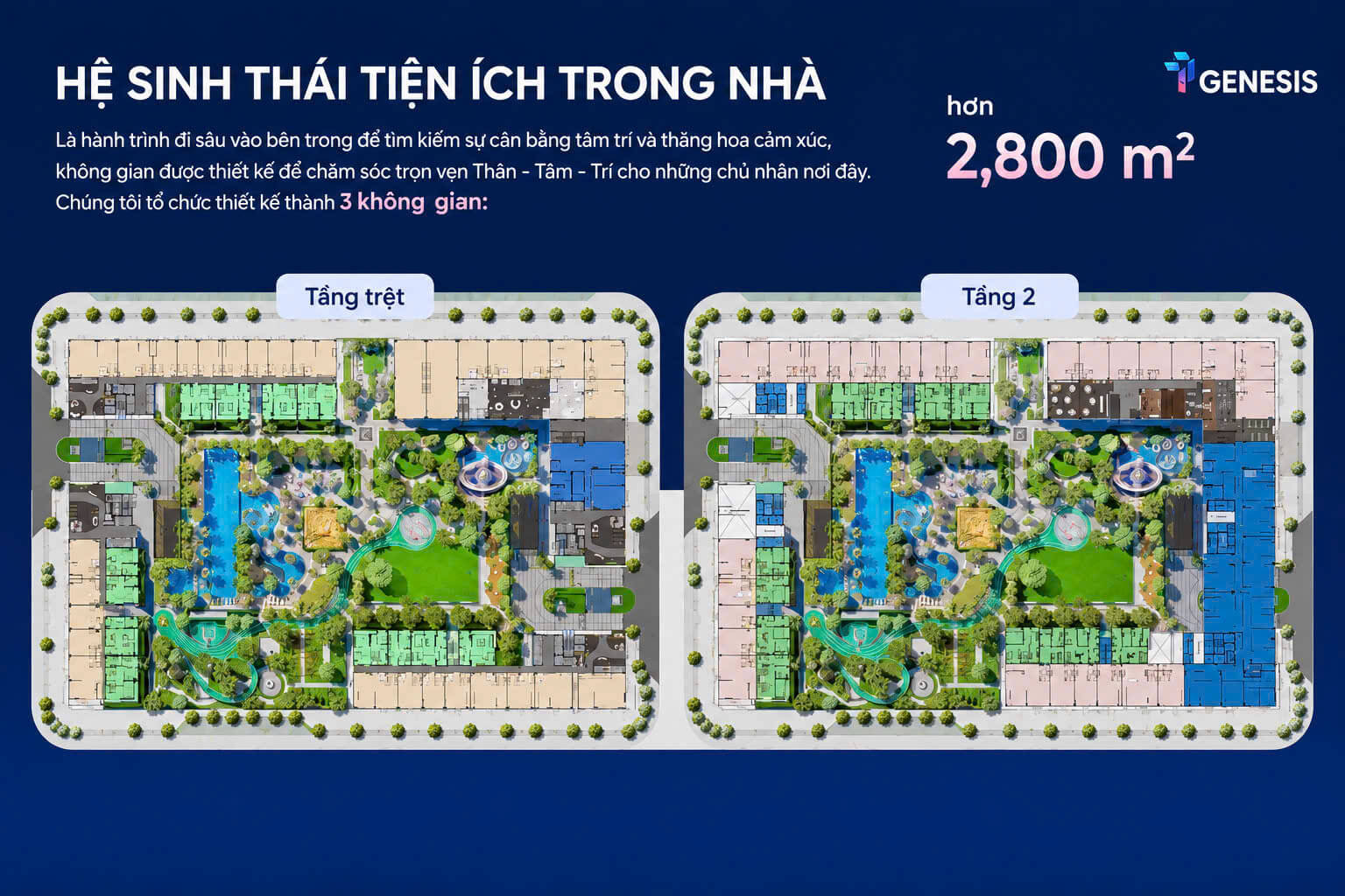 TT Genesis Nhà Bè 1 HỆ TIỆN ÍCH NỘI KHU TT GENESIS CHUẨN SỐNG NGHỈ DƯỠNG