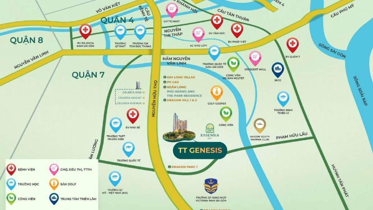 Vị trí dự án TT Genesis