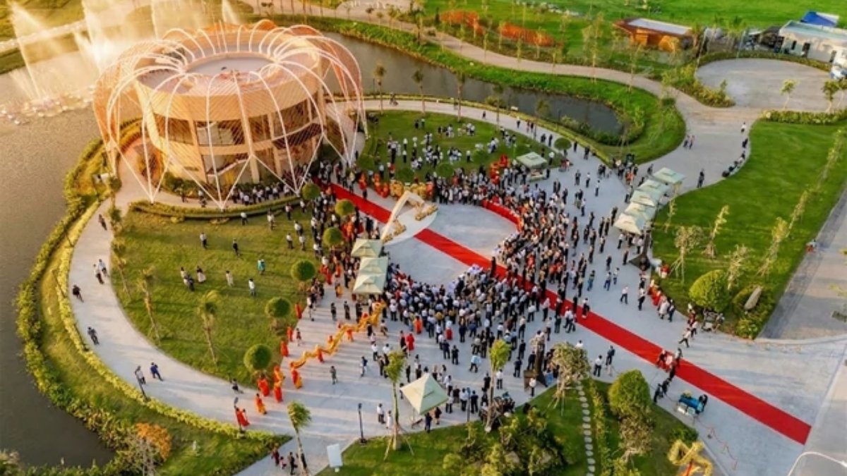 Tandoland Đưa "Trái Tim Xanh" 2,1Ha Vào Vận Hành Tại Long An 1 Dragon Eden khánh thành Eden Park 2,1ha