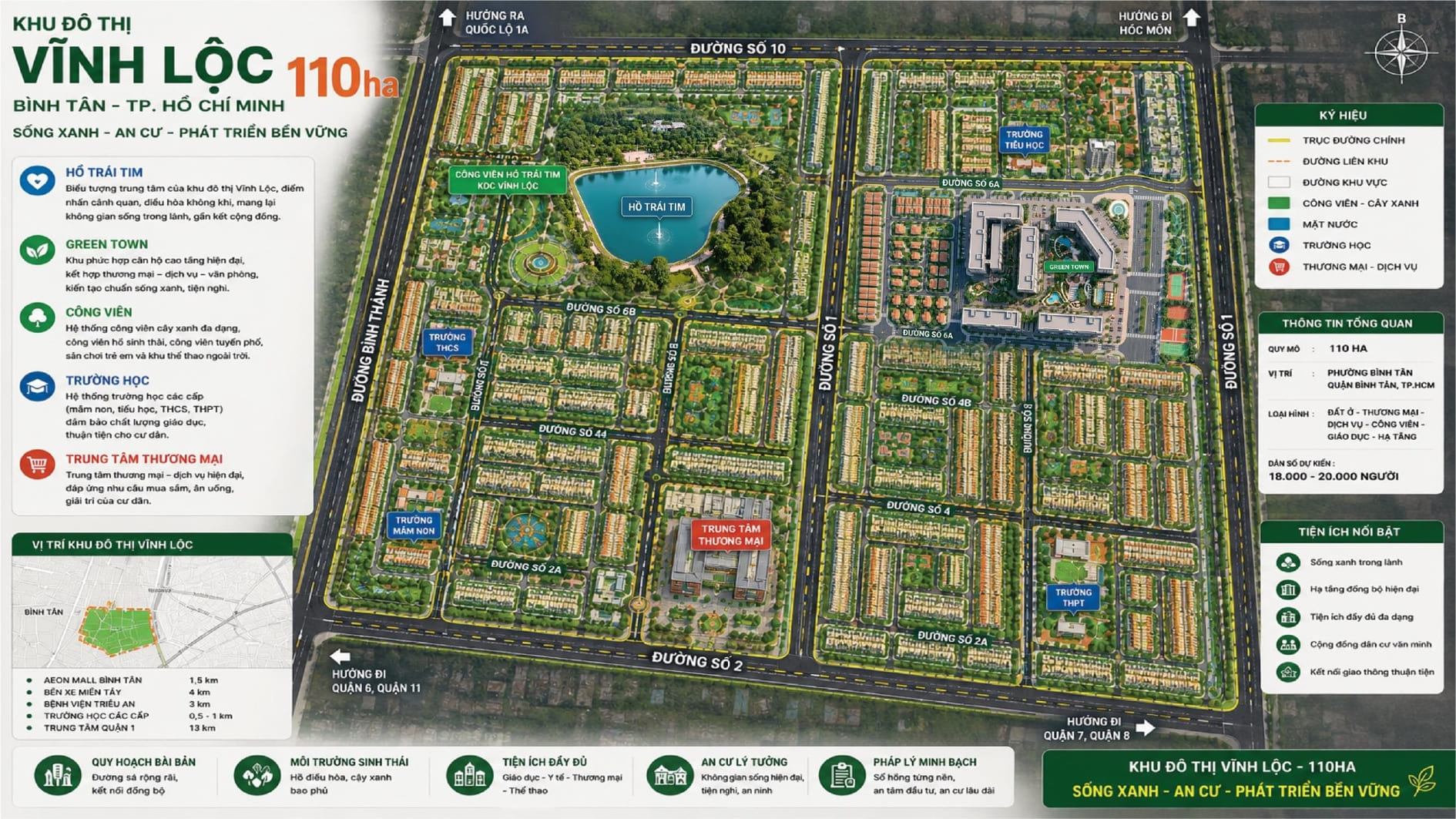 TIỆN ÍCH DỰ ÁN SOLENA GREEN TOWN
