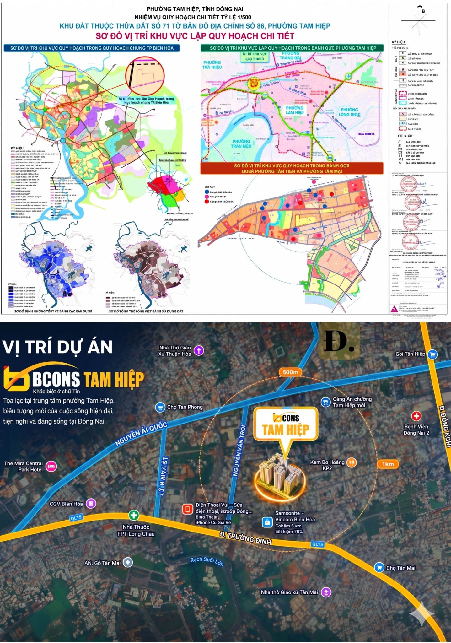 Vị trí dự án Bcons Central Park