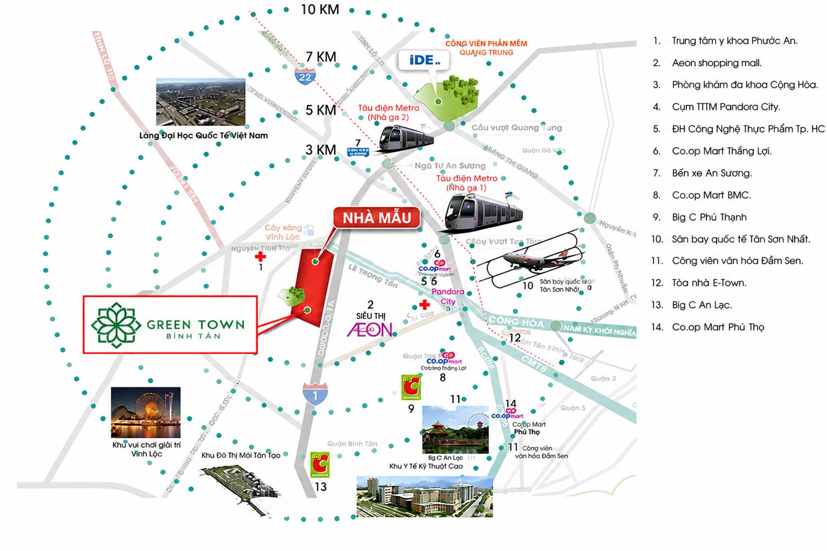 VỊ TRÍ SOLENA GREEN TOWN – TÂM ĐIỂM KẾT NỐI KHU TÂY TP.HCM