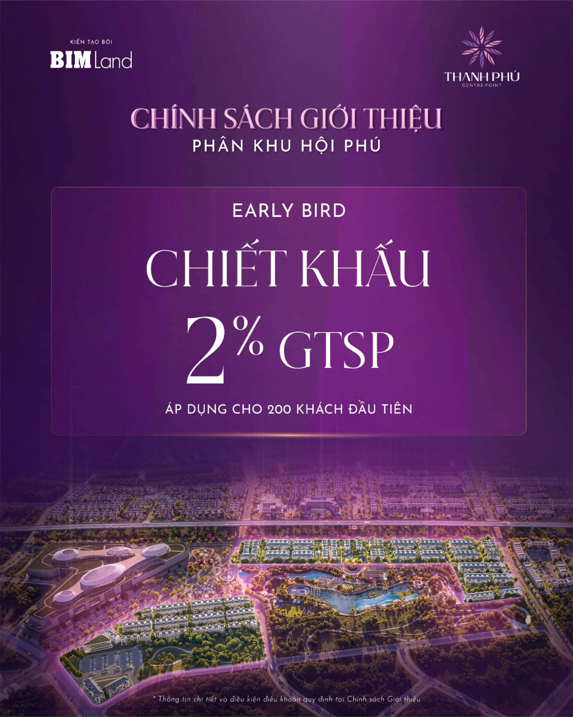 Thanh Phú Centre Point 9 Chính sách bán hàng Thanh Phú Centre Point Bến Lức