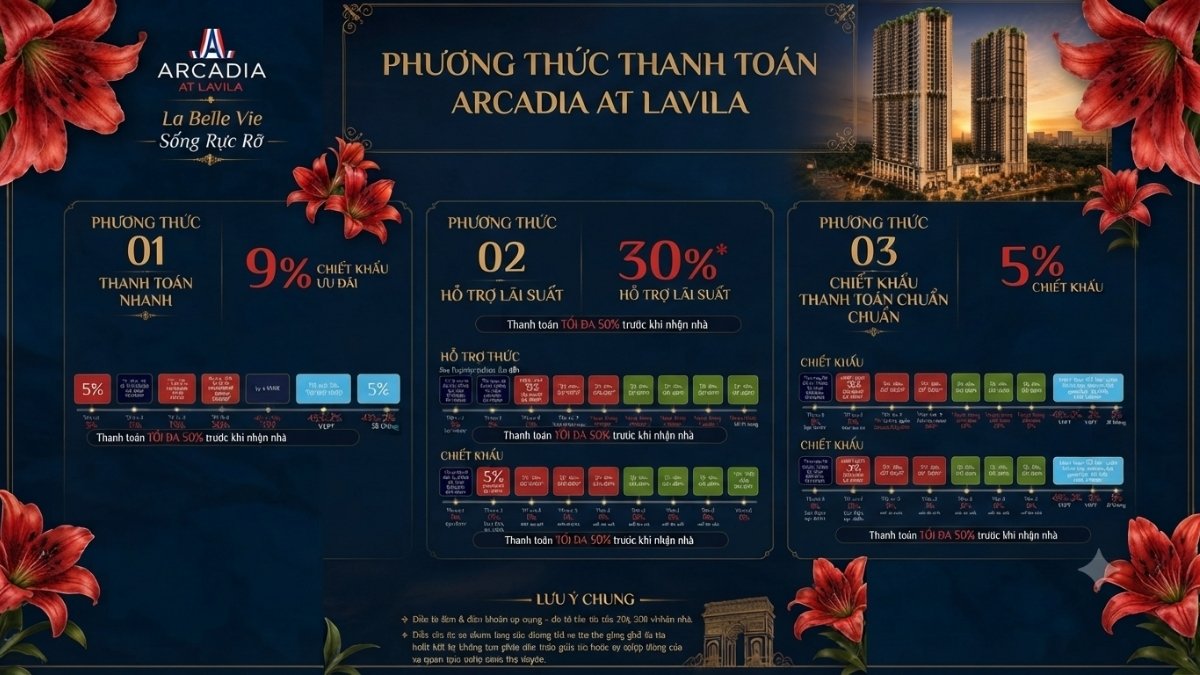 Giá Bán Arcadia At Lavila Chi Tiết Từng Phân Khúc 2026 3 Giá bán Arcadia at Lavila