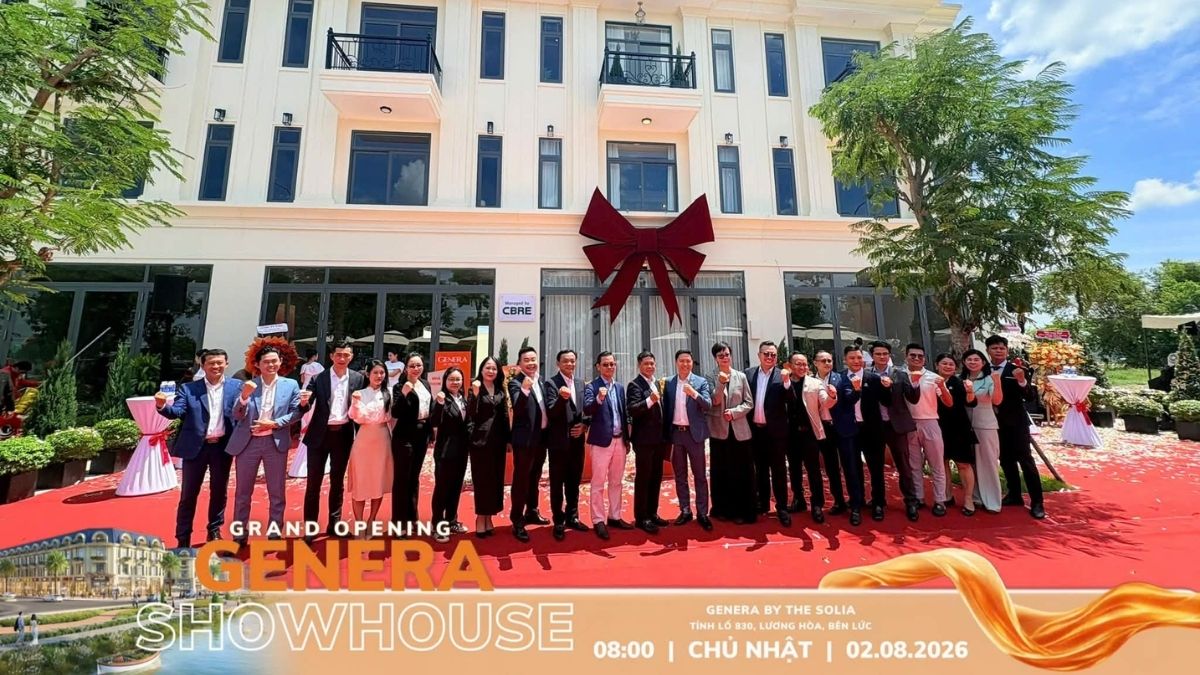Lễ Khai Trương Nhà Mẫu Genera By The Solia Và Ký Kết Hợp Tác Quản Lý Cùng CBRE 1 Lễ khai trương nhà mẫu Genera Showhouse