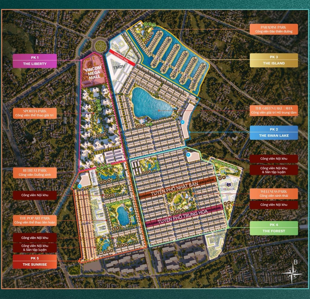 Mặt bằng dự án Vinhomes Green City
