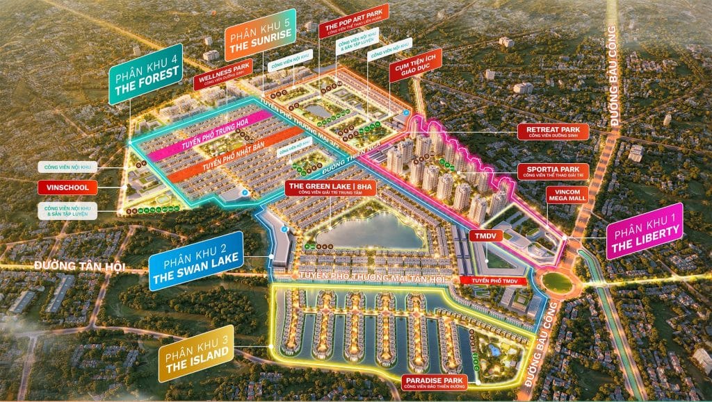 Mặt bằng dự án Vinhomes Green City