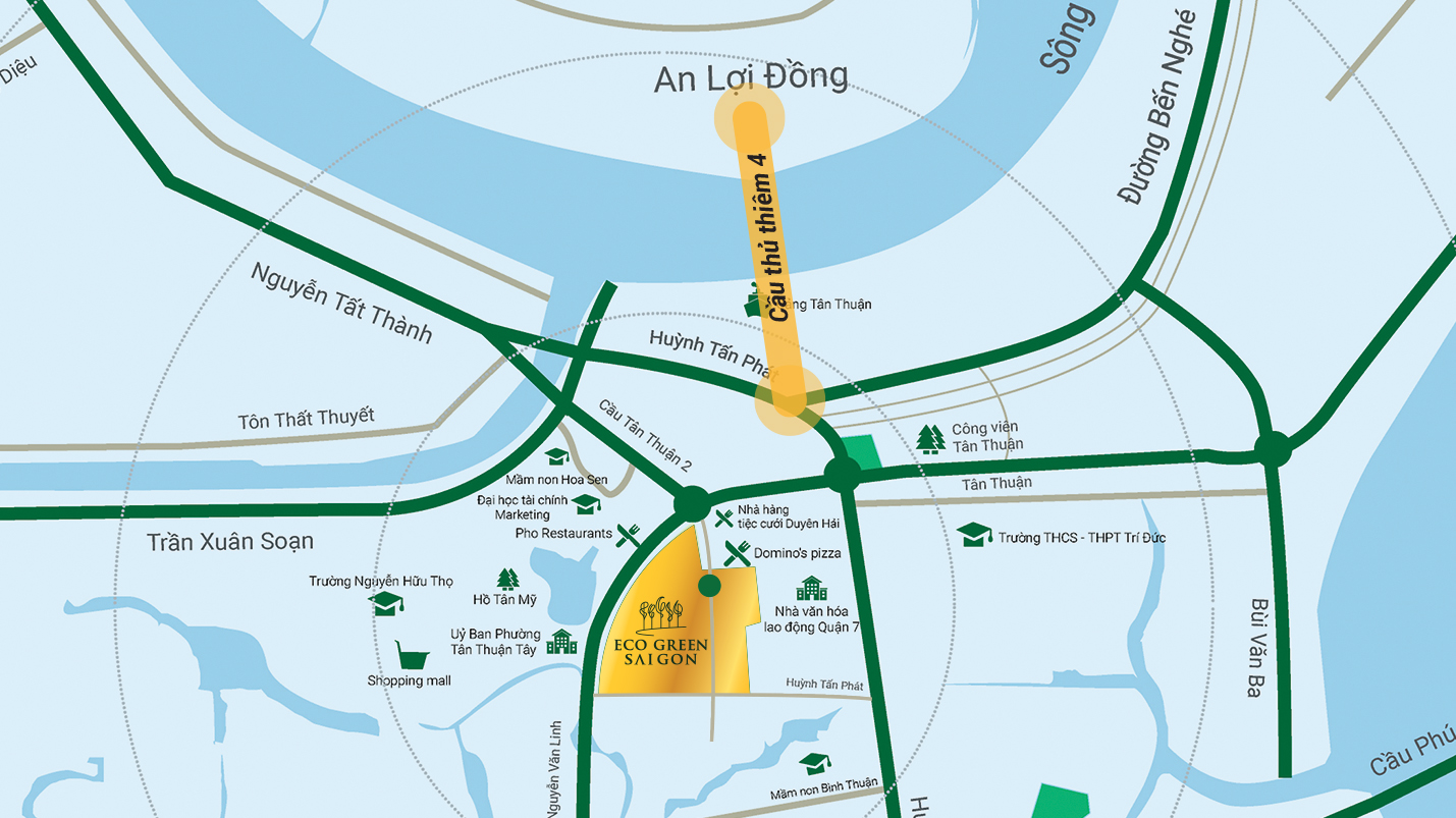 Vị trí Eco Green Sài Gòn