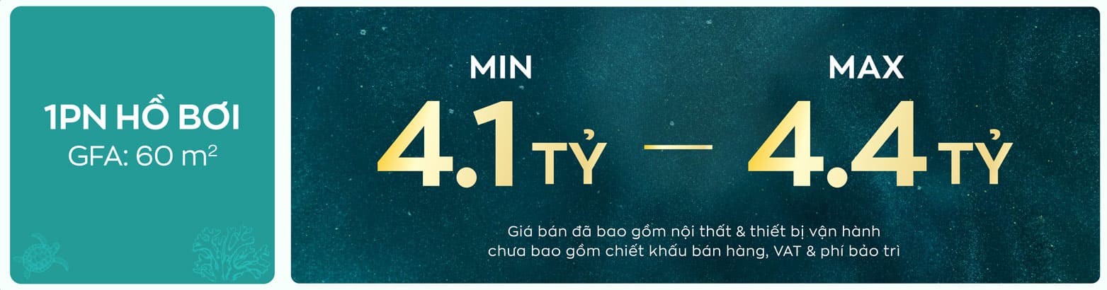 GIÁ BÁN & CHÍNH SÁCH ƯU ĐÃI MAIA RESORT HỒ TRÀM
