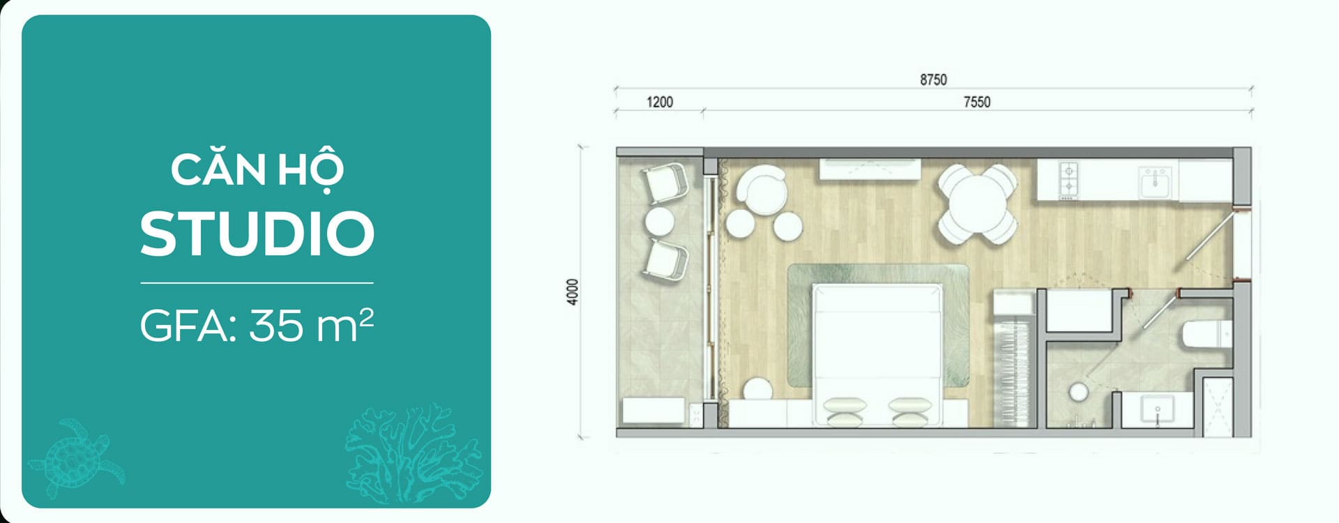 THIẾT KẾ CĂN HỘ MAIA RESORT HỒ TRÀM