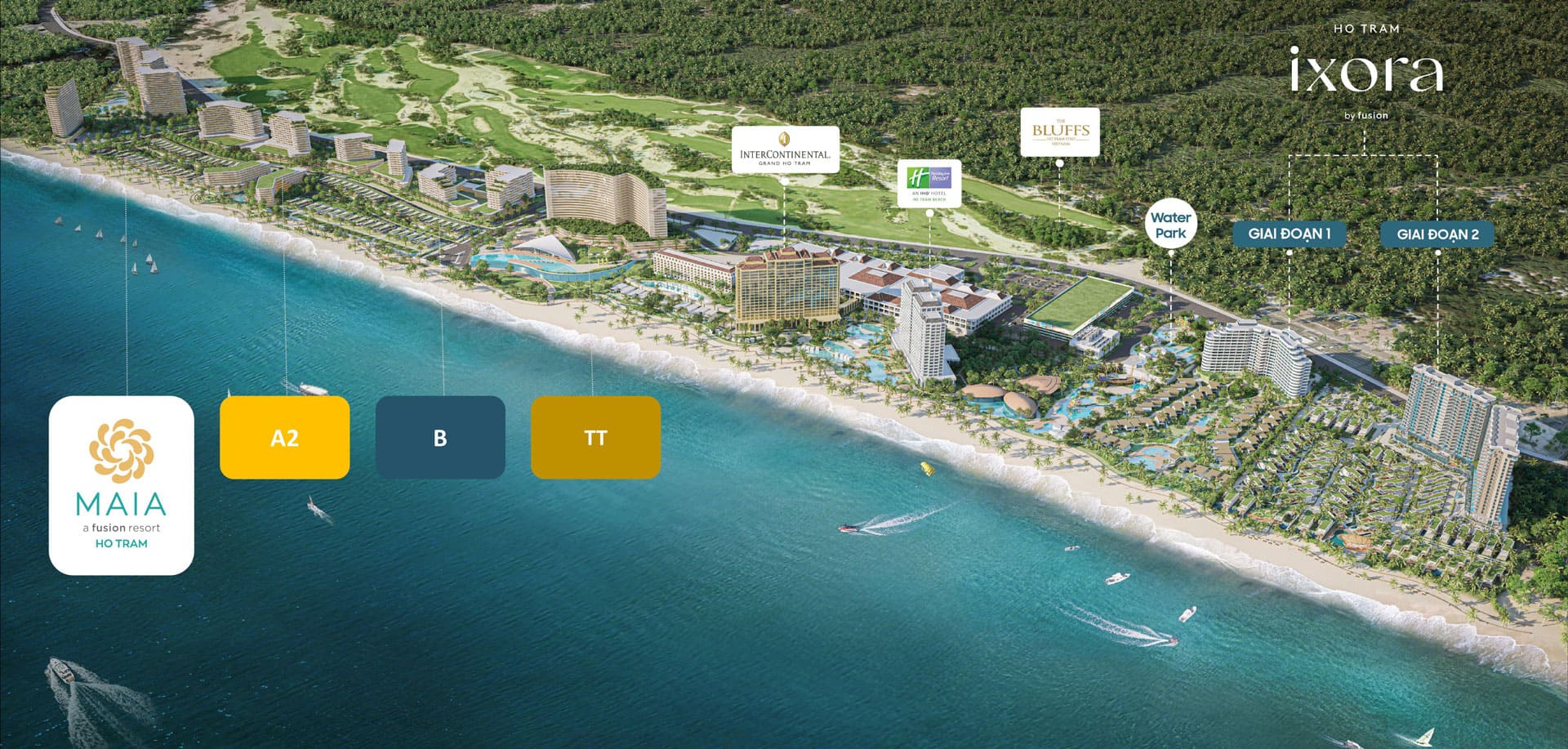 MẶT BẰNG DỰ ÁN MAIA RESORT HỒ TRÀM