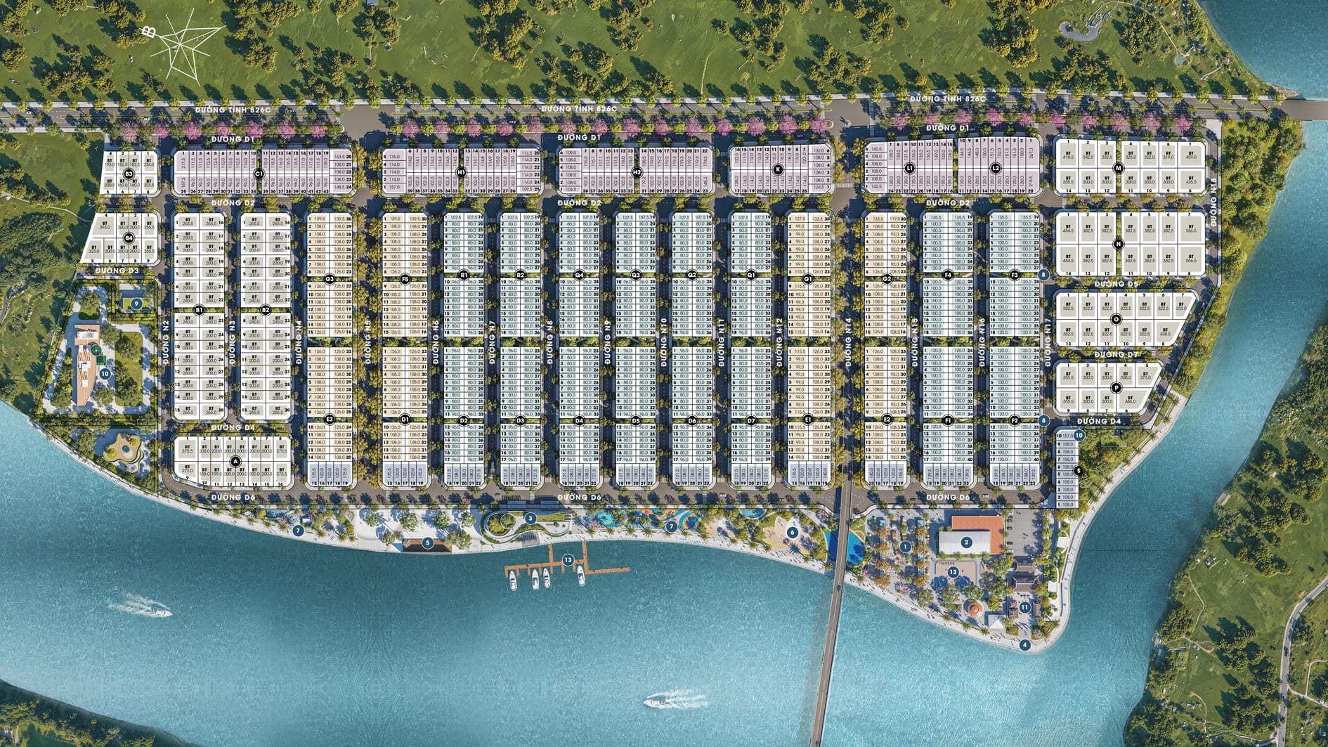 Mặt Bằng Tổng Thể Dự Án An Phước RiverSide